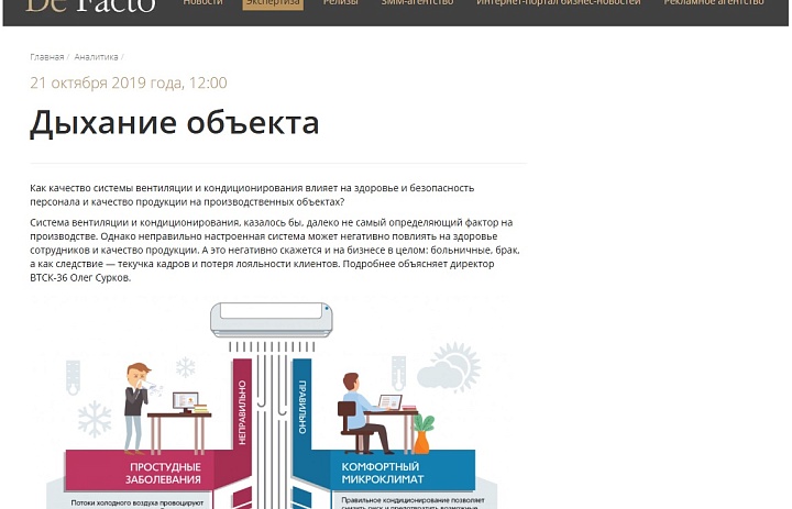 Публикация в журнале De Facto